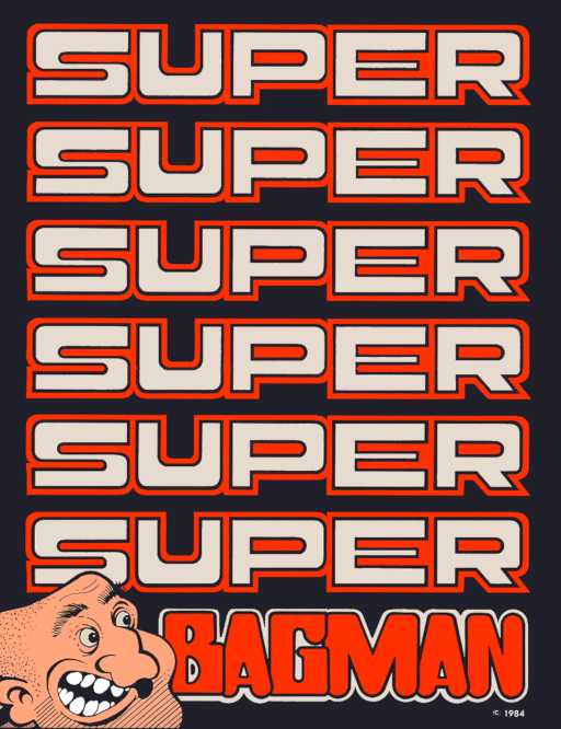 Super Bagman Arcade Game Cover